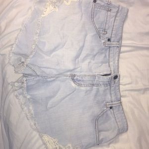 Light blue shorts